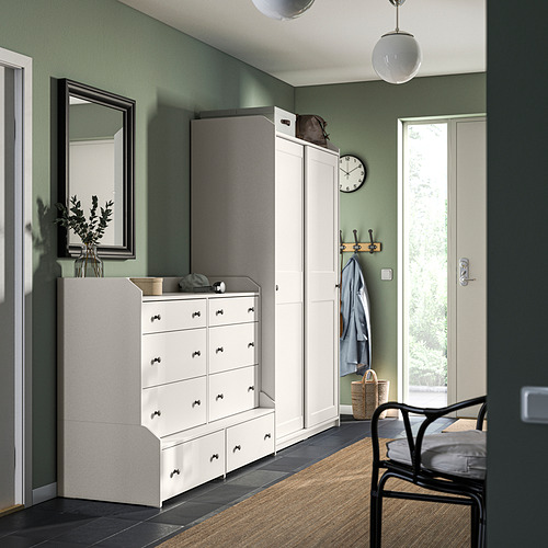 HAUGA, storage combination with drawers. 3 of 6 open dialog