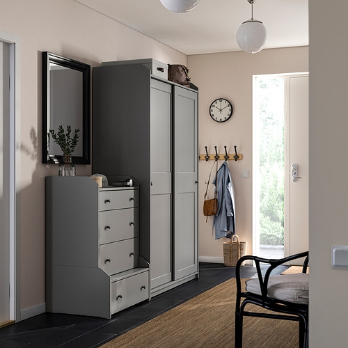 HAUGA, storage combination with drawers. 3 of 6 open dialog