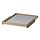 Select colour variation: white stained oak effect/light gray, 19 5/8x22 7/8 "