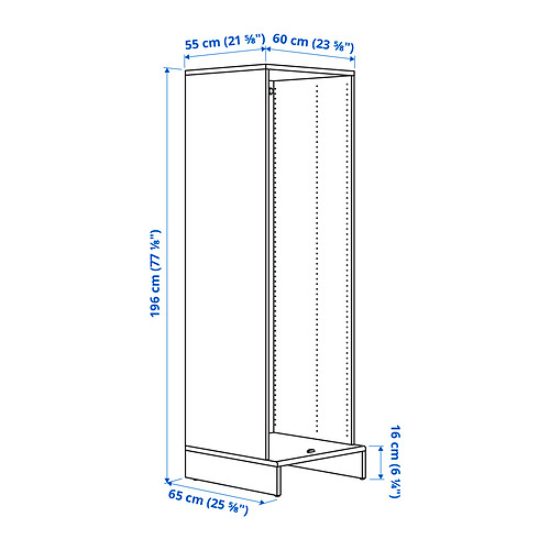 Measurement Illustration - UPPFÖRA frame