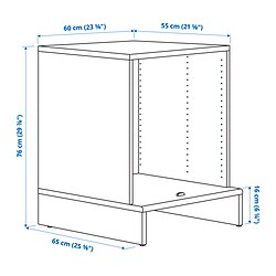 Measurement Illustration - UPPFÖRA frame