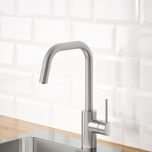 ÄLMAREN, kitchen faucet with pull-out spout. 2 of 5 open dialog