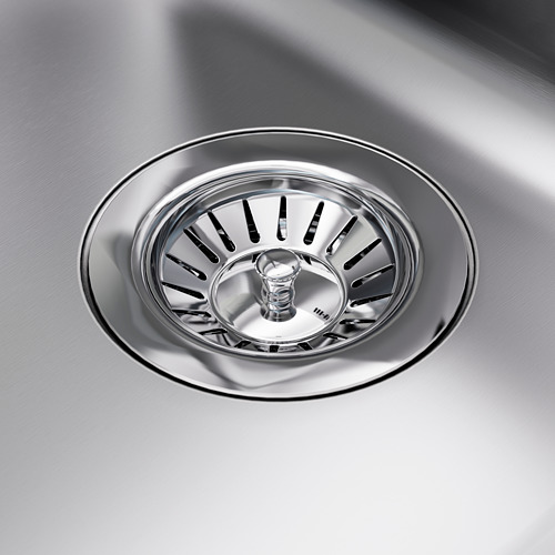 BOHOLMEN, single bowl top mount sink. 4 of 5 open dialog