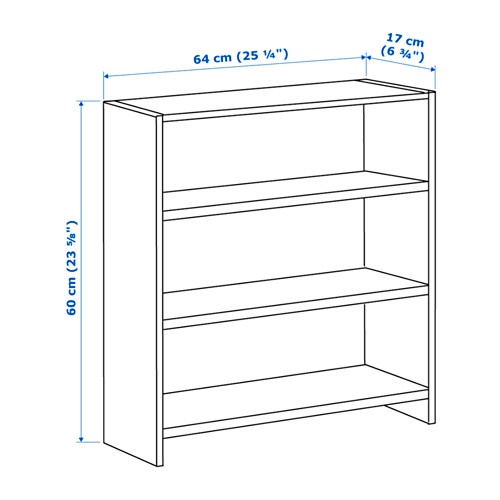 Illustration with measurements for the product: PÅHL.