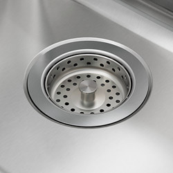 Measurement Illustration - VATTUDALEN single bowl top mount sink