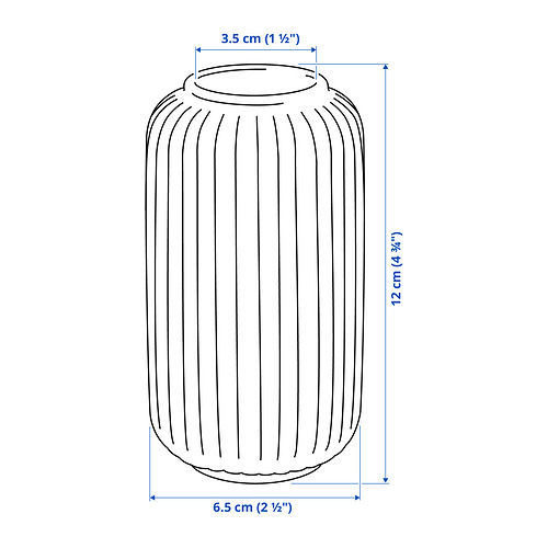 Measurement Illustration - STILREN vase