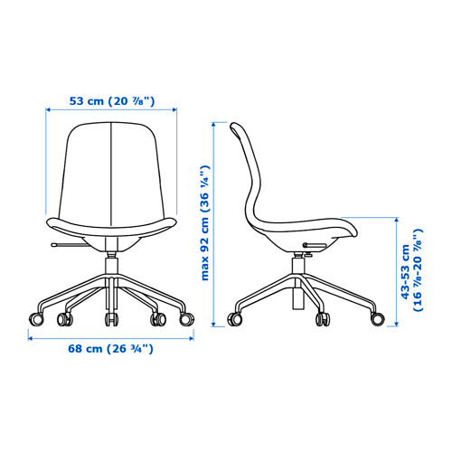 LÅNGFJÄLL, silla para reuniones. 5 de 5 abrir diálogo