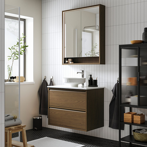 ÄNGSJÖN / LERSJÖN, Bathroom vanity with sink & faucet. 2 of 8 open dialog