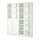 Selecciona variación de color: blanco/vidrio, 63 "x11 3/4 "x79 1/2 "