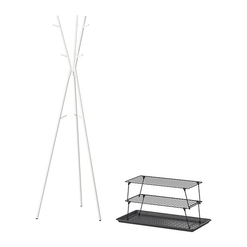 GREJIG / EKRAR, hallway furniture, set of 4. 1 of 2 open dialog