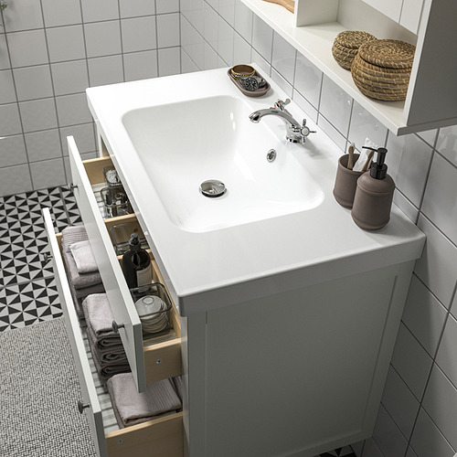 HEMNES / ORRSJÖN, tocador de baño+cajones. 3 de 4 abrir diálogo