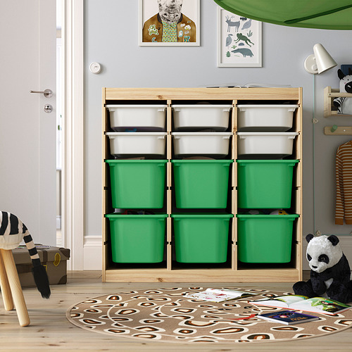 TROFAST, combinación almacenamiento+cajas. 2 de 5 abrir diálogo