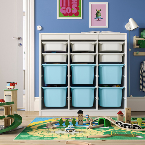 TROFAST, combinación almacenamiento+cajas. 2 de 5 abrir diálogo