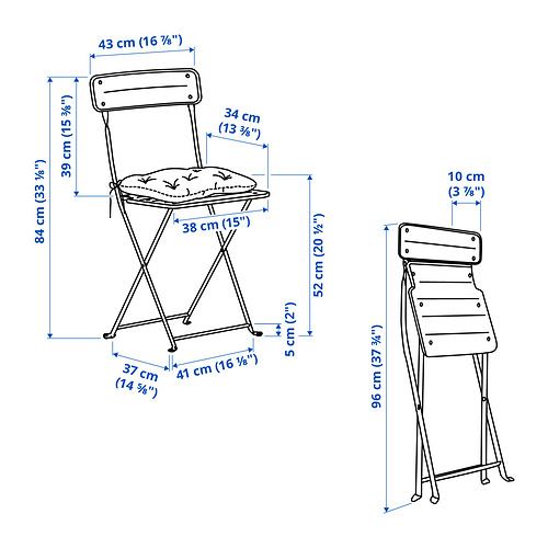 SUNDSÖ, mesa y 2 sillas plegables. 6 de 6 abrir diálogo