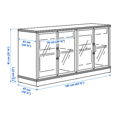 LANESUND, TV storage combination. 4 of 6 open dialog