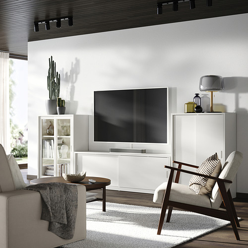 TONSTAD, banco para TV con puertas corredizas. 2 de 6 abrir diálogo