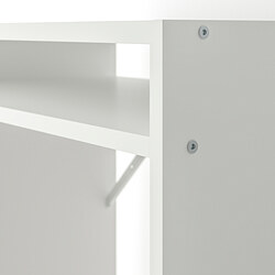 Measurement Illustration - TORALD desk with add-on unit