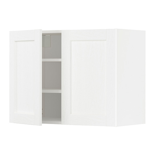 METOD, wall cabinet with 2 doors. 1 of 3 open dialog