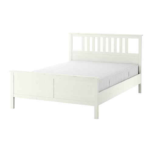 HEMNES, Queen bed with mattress. 1 of 17 open dialog