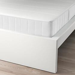 Ilustración de medidas - MALM base de cama con colchón