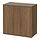 Current variation: brown/walnut effect, 27 1/2 "x13 3/4 "x27 1/2 "