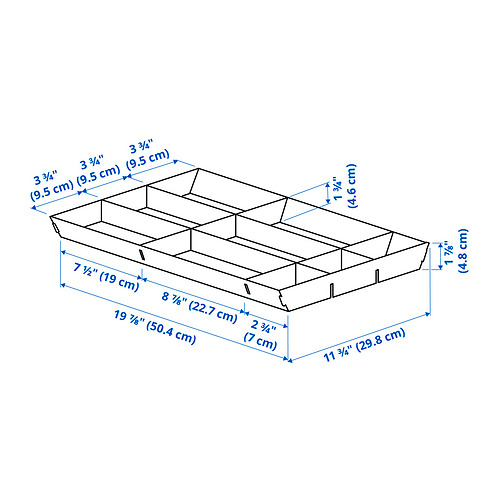 UPPDATERA, adjustable organizer for drawer. 4 of 4 open dialog