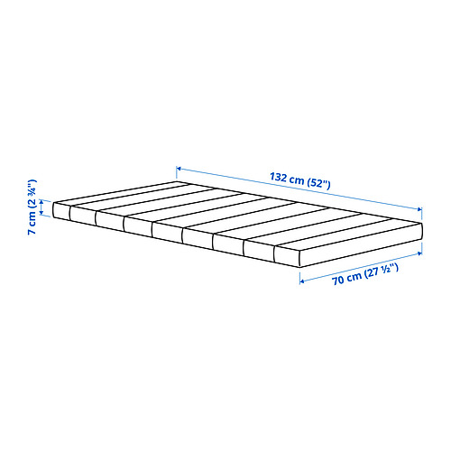 PELLEPLUTT, foam mattress for crib. 7 of 7 open dialog