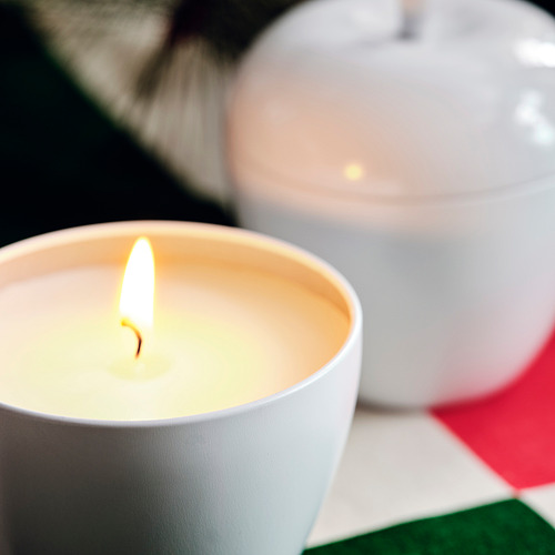 VINTERFINT, vela aromática+recipiente de metal. 3 de 5 abrir diálogo