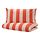 Select colour variation: pink red/stripe pattern