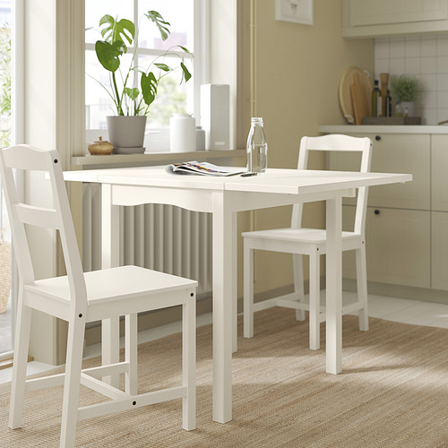 HAUGA, drop-leaf dining table. 6 of 8 open dialog