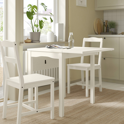 HAUGA, drop-leaf dining table. 5 of 8 open dialog