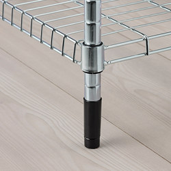 Measurement Illustration - OMAR shelving unit with clothes rail