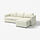 Selecciona variación de color: +chaise longue/Gunnared beige