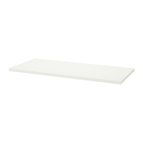 Estantería LAGKAPTEN, blanca, rectangular, diseño sencillo, ligera.