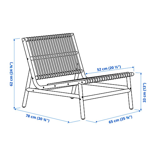 TVARÖ, seat sec for modular sofa, outdoor. 7 of 7 open dialog