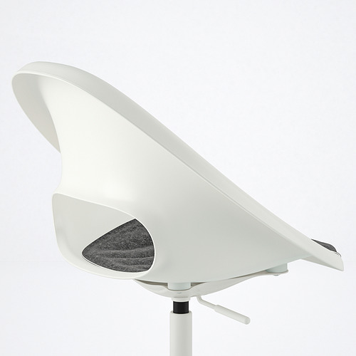 LOBERGET / MALSKÄR, silla giratoria con cojín. 5 de 6 abrir diálogo