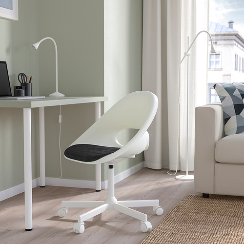 LOBERGET / MALSKÄR, silla giratoria con cojín. 4 de 6 abrir diálogo