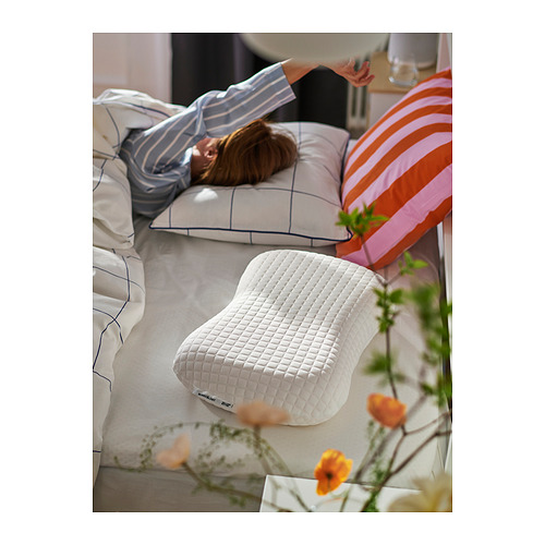 NORDSTÅLÖRT, ergonomic pillow, side/back sleeper. 7 of 8 open dialog