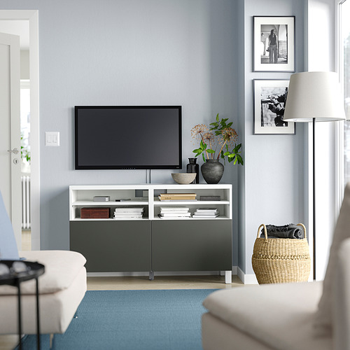 BESTÅ, banco TV con puertas. 2 de 8 abrir diálogo