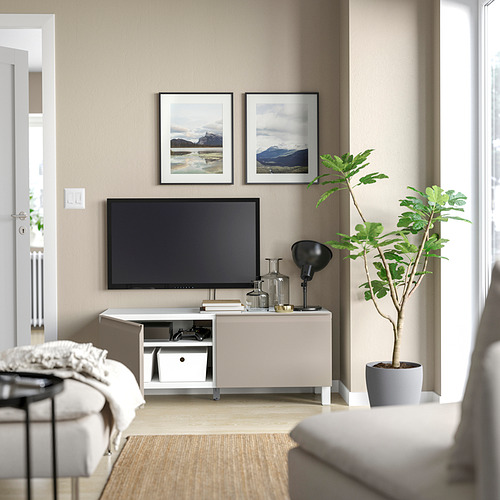 BESTÅ, banco para TV con puertas. 3 de 6 abrir diálogo