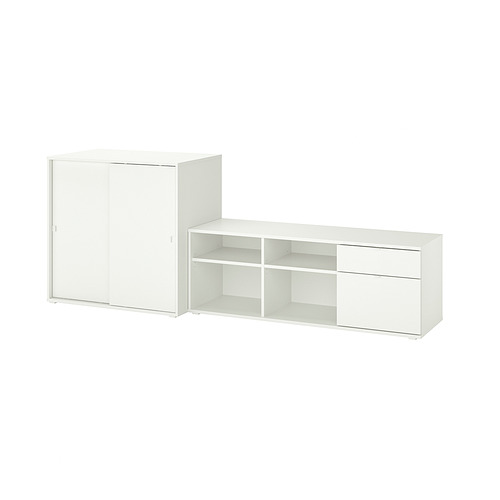 VIHALS, TV bench with storage . 1 of 4 open dialog
