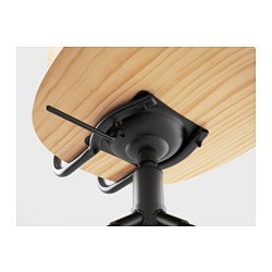 Measurement Illustration - KULLABERG swivel chair