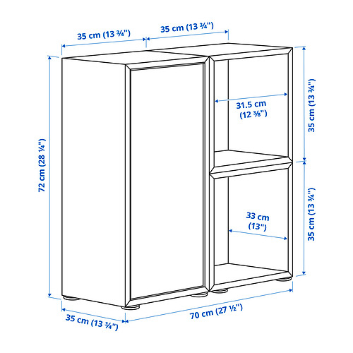 EKET, storage cabinet with door. 6 of 6 open dialog