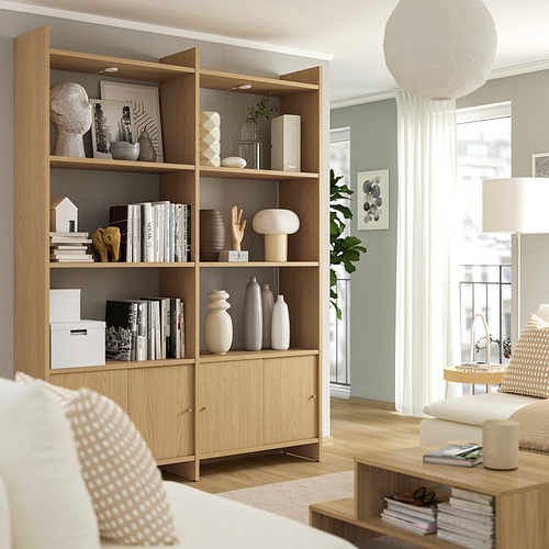 LÅDMAKARE, storage cabinet with sliding doors and with 6 shelves. 2 of 6 open dialog