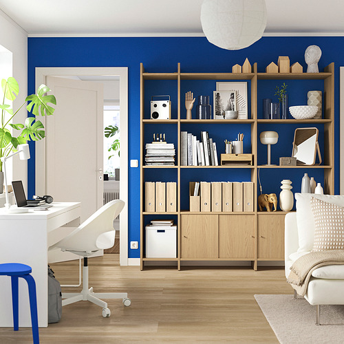 LÅDMAKARE, storage cabinet with sliding doors and 11 shelves. 3 of 8 open dialog