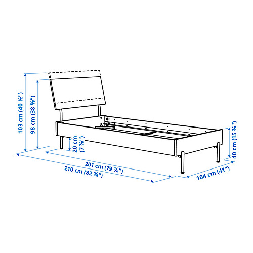 RÅDMANSÖ, bed frame. 10 of 10 open dialog