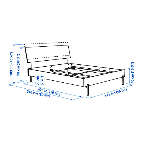RÅDMANSÖ, muebles de dormitorio, juego de 3. 8 de 9 abrir diálogo
