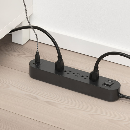 KOPPLA, 5 outlet power strip & 2 USB ports. 2 of 2 open dialog