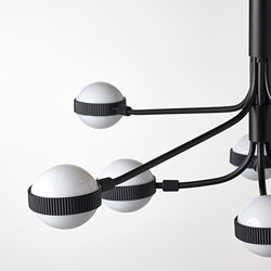STORSLINGA candelabro de 8 brazos LED 1100 lm 2700K