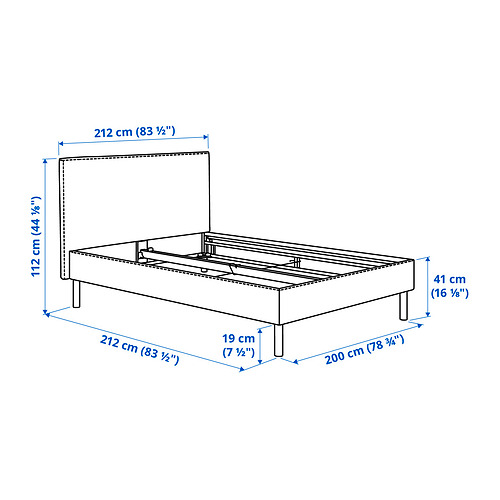 TÄRNKULLEN, cover for bed frame. 6 of 6 open dialog